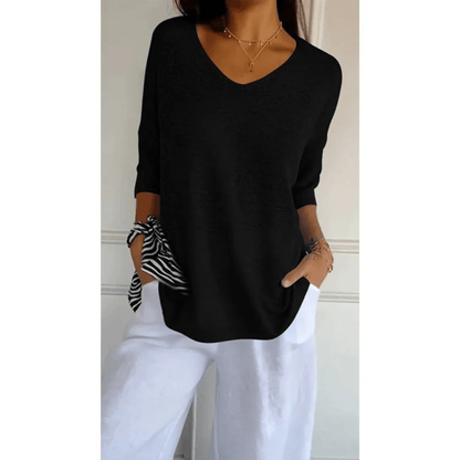 Image of Women's V-Neck Blouse