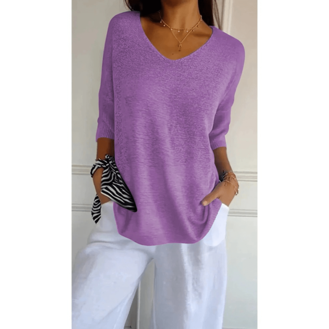 Image of Women's V-Neck Blouse