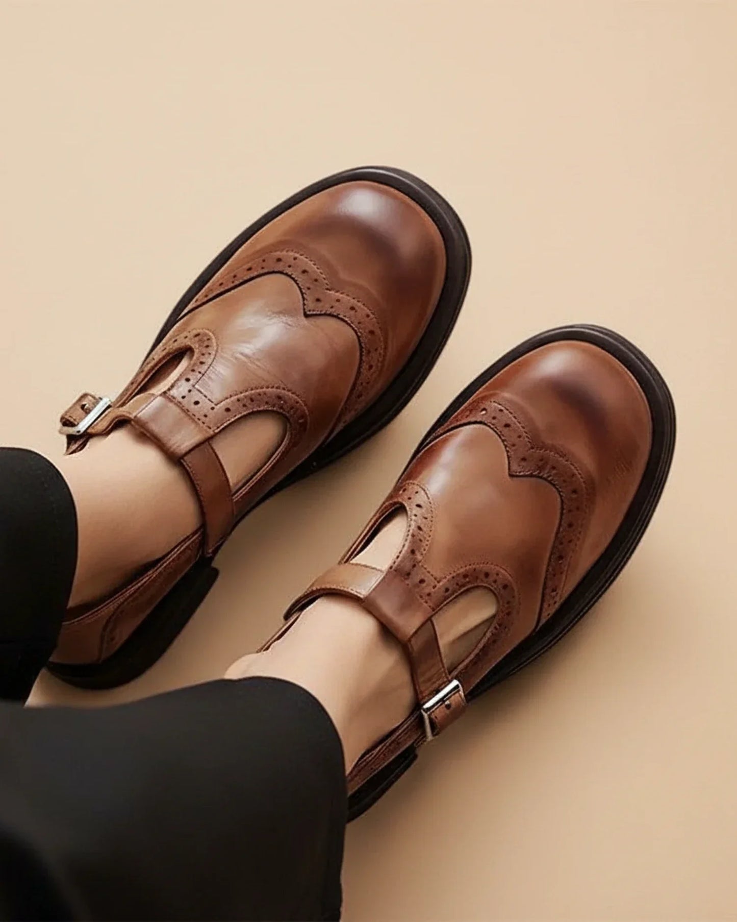 Women's Orthopedic Mary Jane Shoes Chunky Sole Comfortable - Vonnera