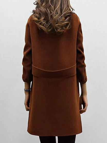 Women's Wool Double-Breasted Coat Classic