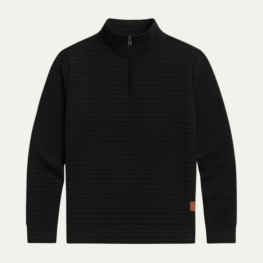 Men's Casual Quarter Zip Sweater Lightweight - Vonnera