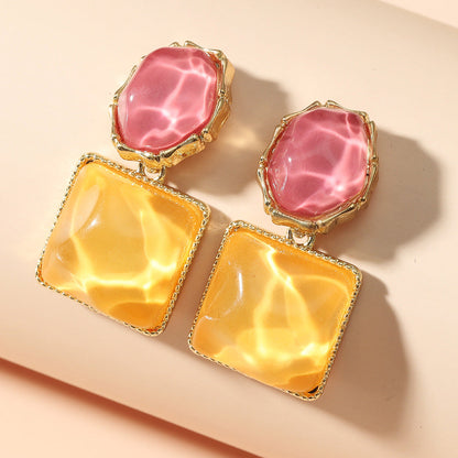 Soren Resin Drop Earrings - Vonnera