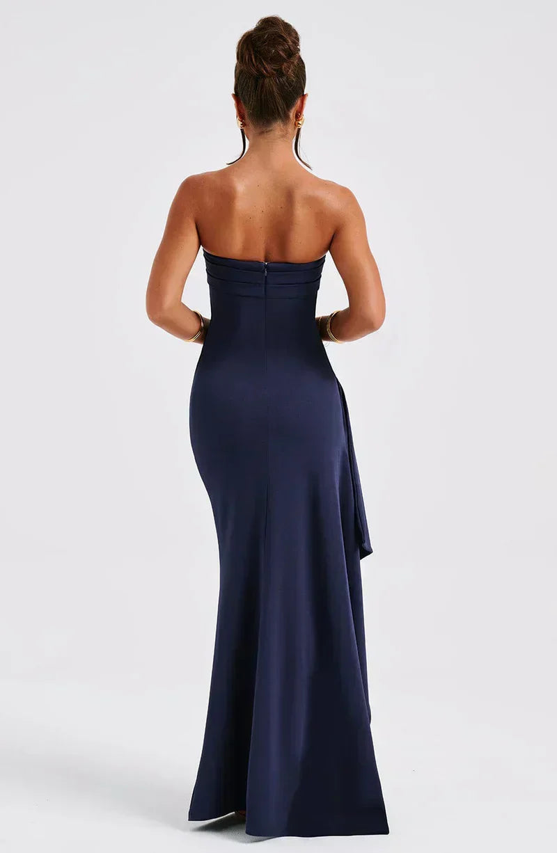 Women's Off Shoulder Twisted Maxi Dress