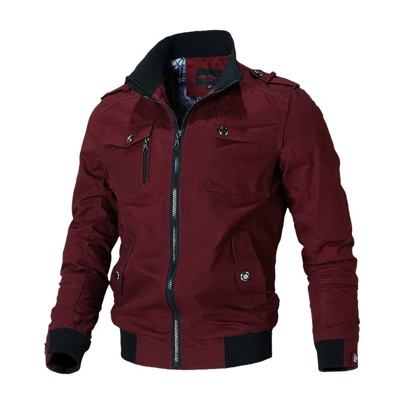 Image of Zane | Men's Full Zip Bomber Jacket