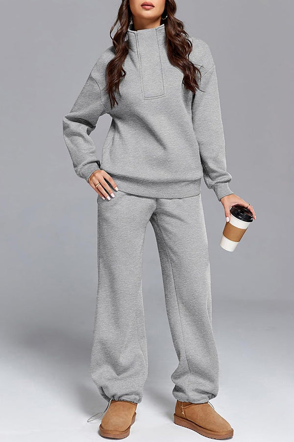 Image of Zara | Women's Wide-Leg Relaxed Sweatpants Set