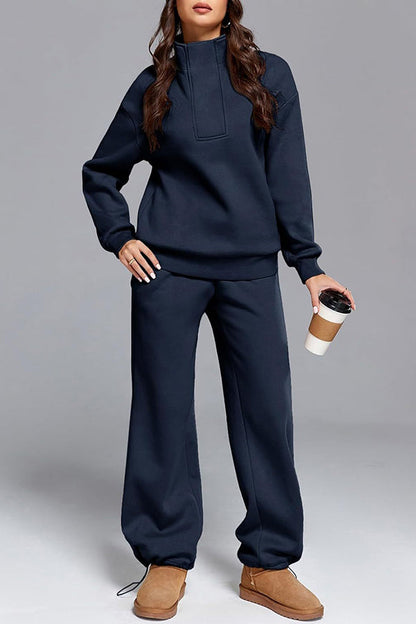 Image of Zara | Women's Wide-Leg Relaxed Sweatpants Set