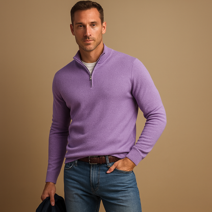 Warm zipped mens vest for men with a timeless design, ideal for daily wear, work, and casual outfits in autumn and winter.